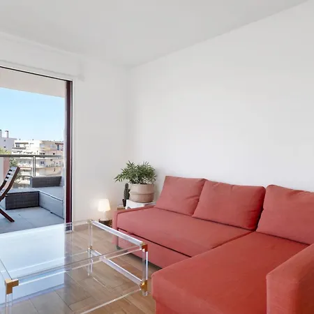 Apartment Centre Juan Les Pins 2p Pkg Elfira